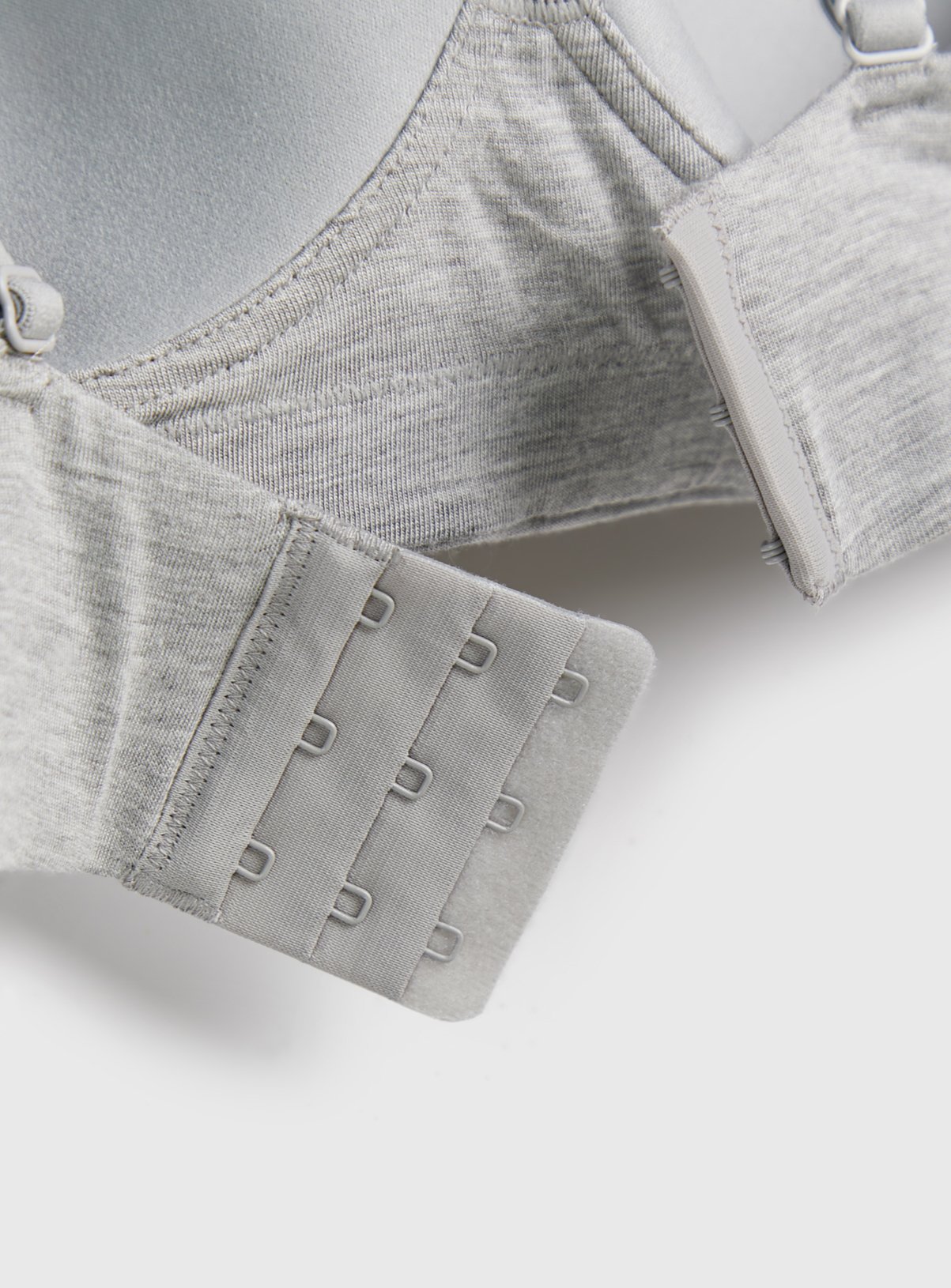 Grey Marl Padded Non-Wired Bra 32D - Image 3 thumbnail