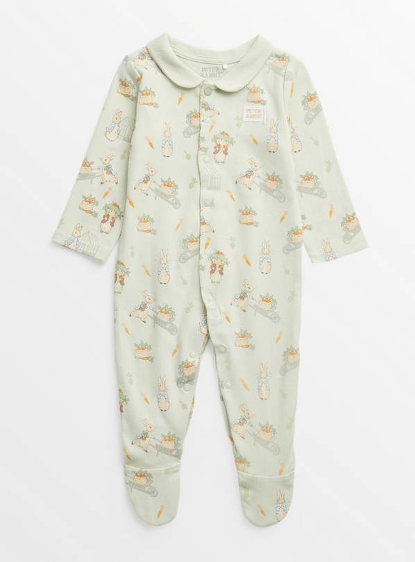Buy Peter Rabbit Green Sleepsuit 6-9 months | Sleepsuits and pyjamas ...