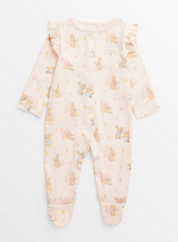 Peter Rabbit Pink Sleepsuit Up to 1 mth
