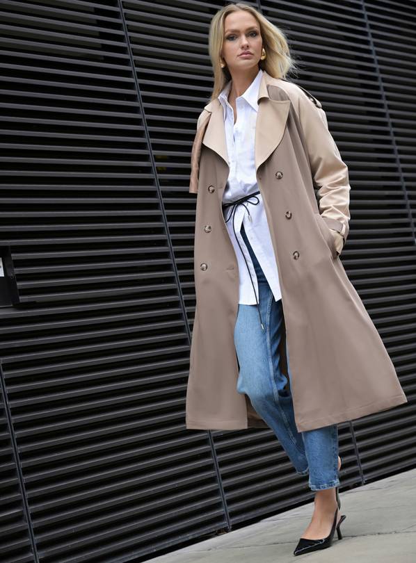 For All the Love Colourblock Trench Coat 22