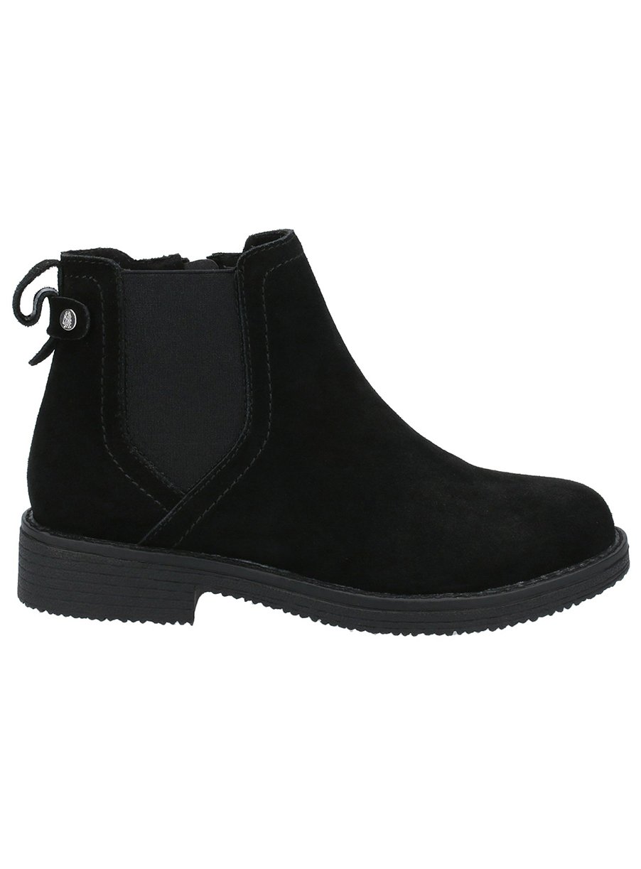 Black HUSH PUPPIES Maddy Ladies Ankle Boots