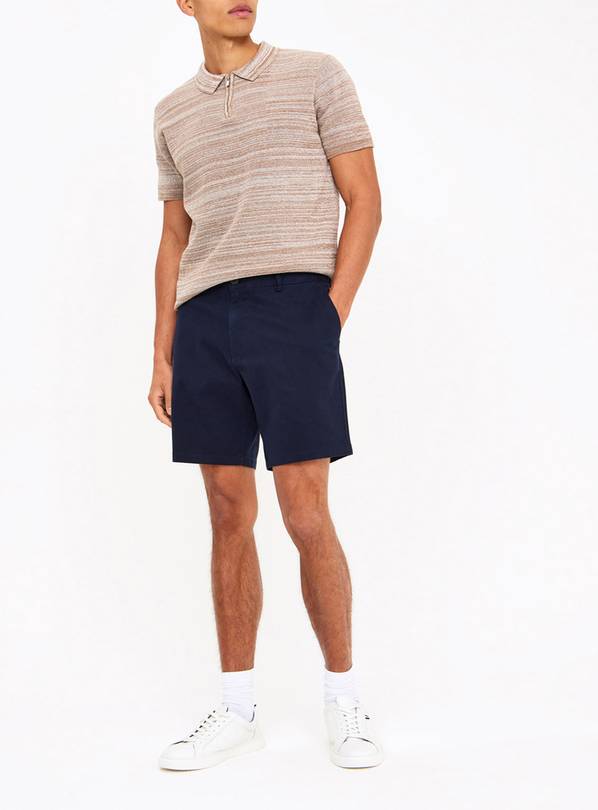 Navy Core Chino Shorts 38