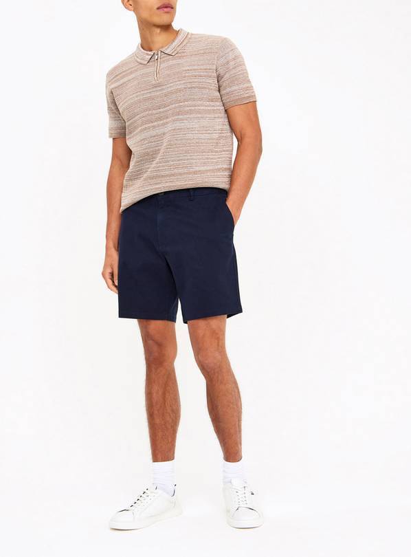 Navy Core Chino Shorts 30