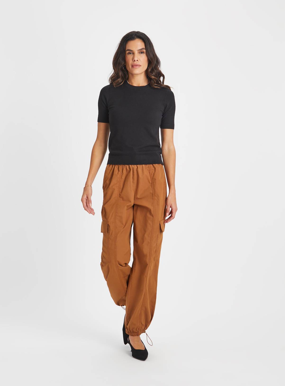 Black Soft Touch Short Sleeve Jumper 14 - Image 2