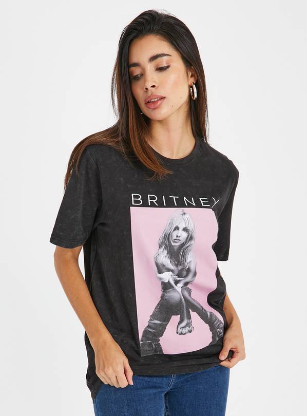 Charcoal Britney Oversized T-Shirt XL