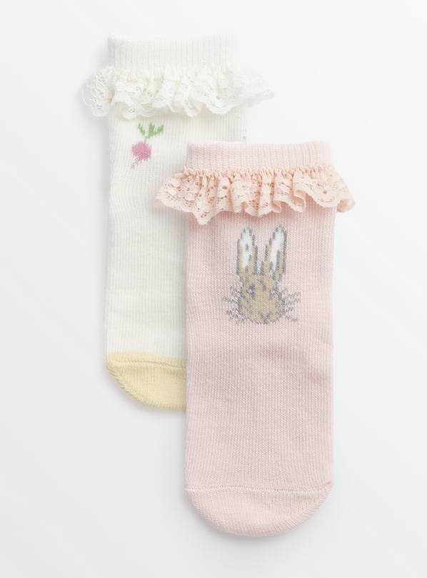 Buy Peter Rabbit Frill Socks 2 Pack 1-6 months | Multipacks | Argos