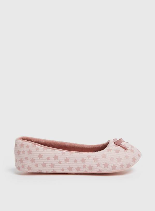 Pink Star Ballerina Slippers 5