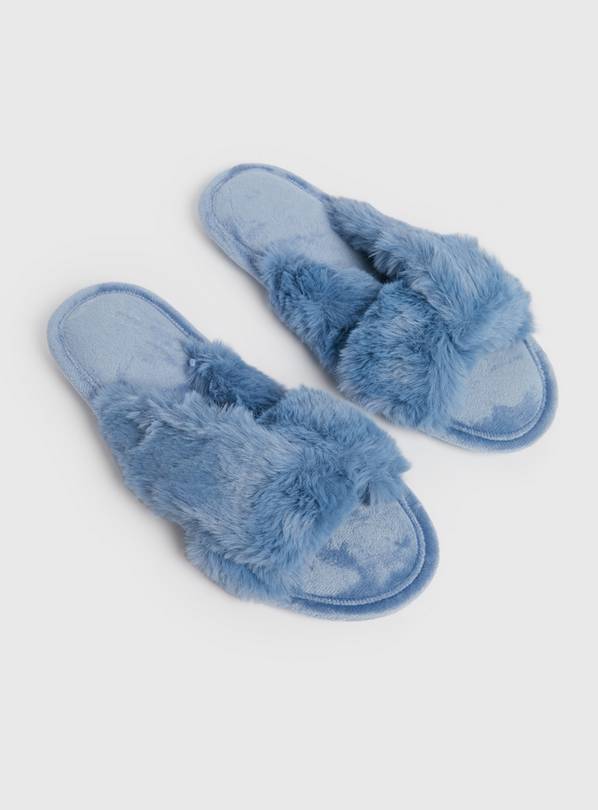 Crossover discount mule slippers