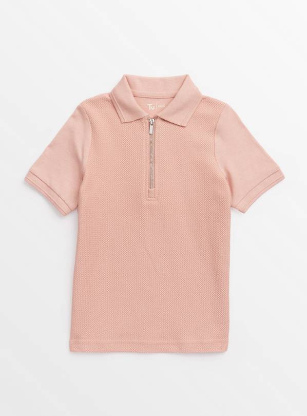 Pink Polo Shirt 14 years