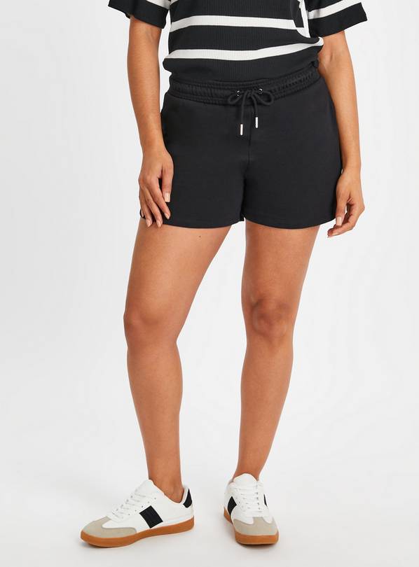 Black Runner Shorts L