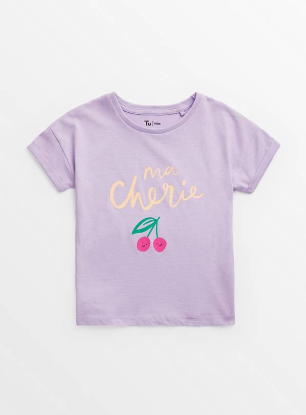 Buy Lilac Best Mum Regular Fit T-Shirt - 12, T-shirts