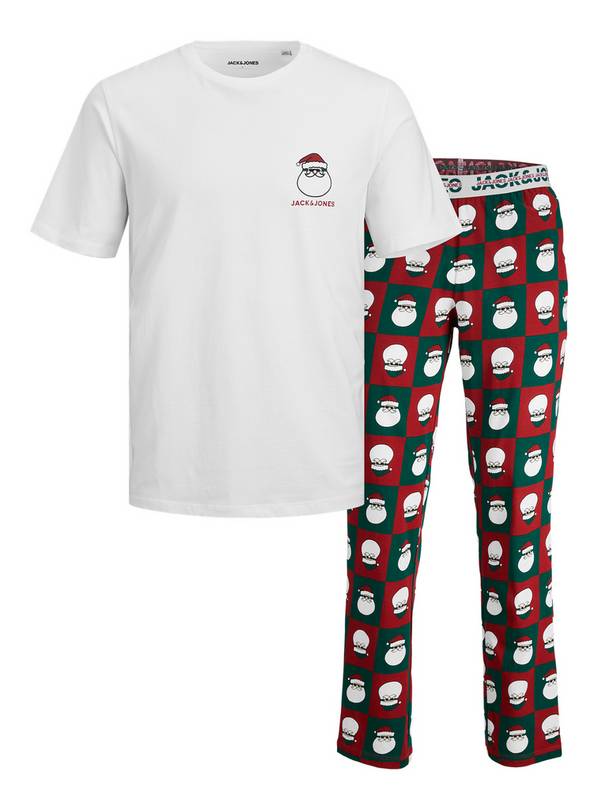 JACK & JONES JUNIOR Christmas Santa Pjs  12 years