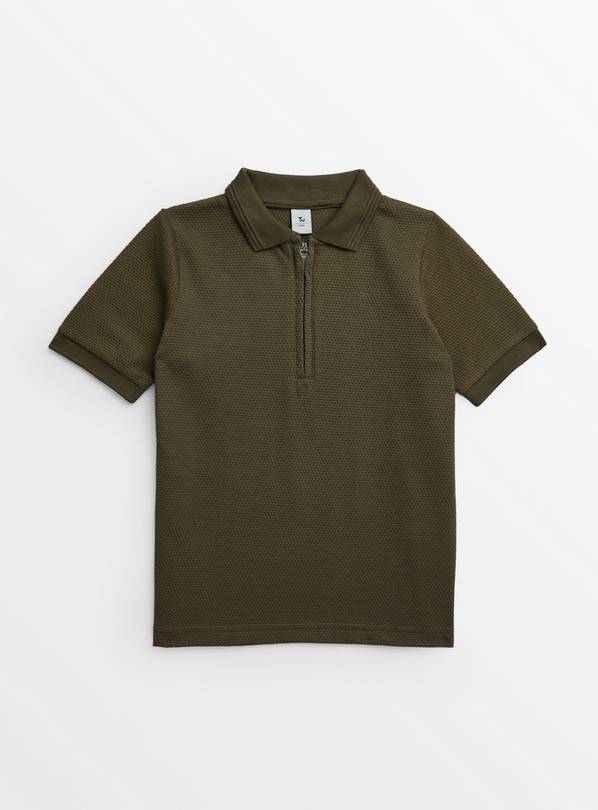 Khaki Bobble Polo Shirt 7 years