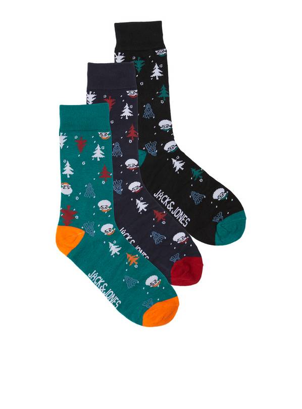 JACK & JONES JUNIOR Christmas Tree Socks Giftbox  1-4