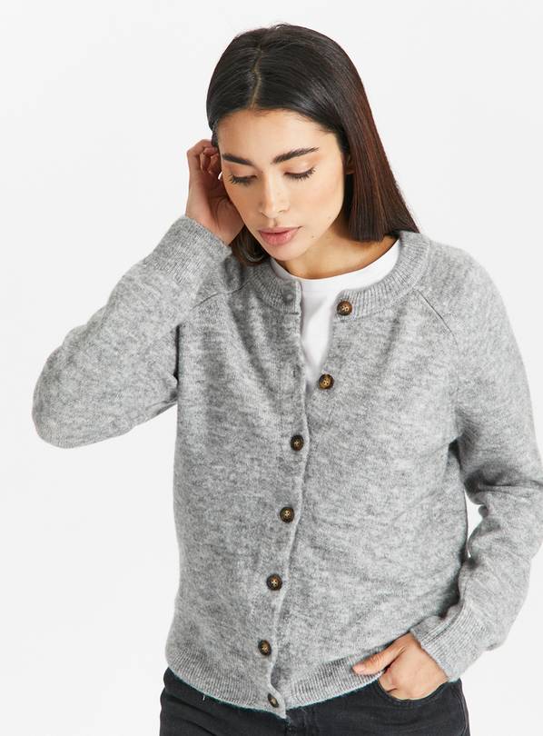 Buy Grey Raglan Knitted Cardigan 8 Cardigans Tu