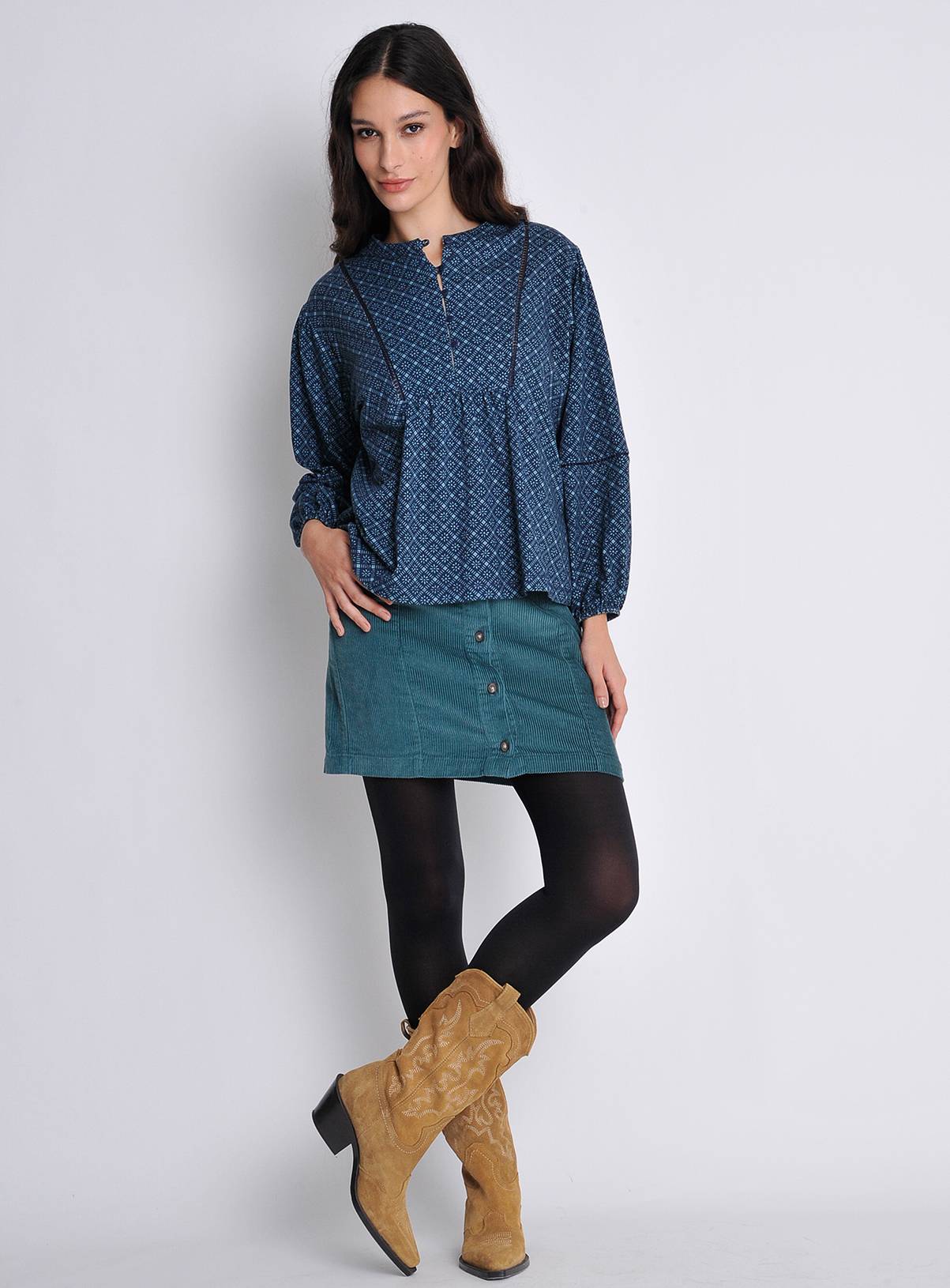 BURGS Penpethy Jersey Top With Ladder Trim 18 - Image 4