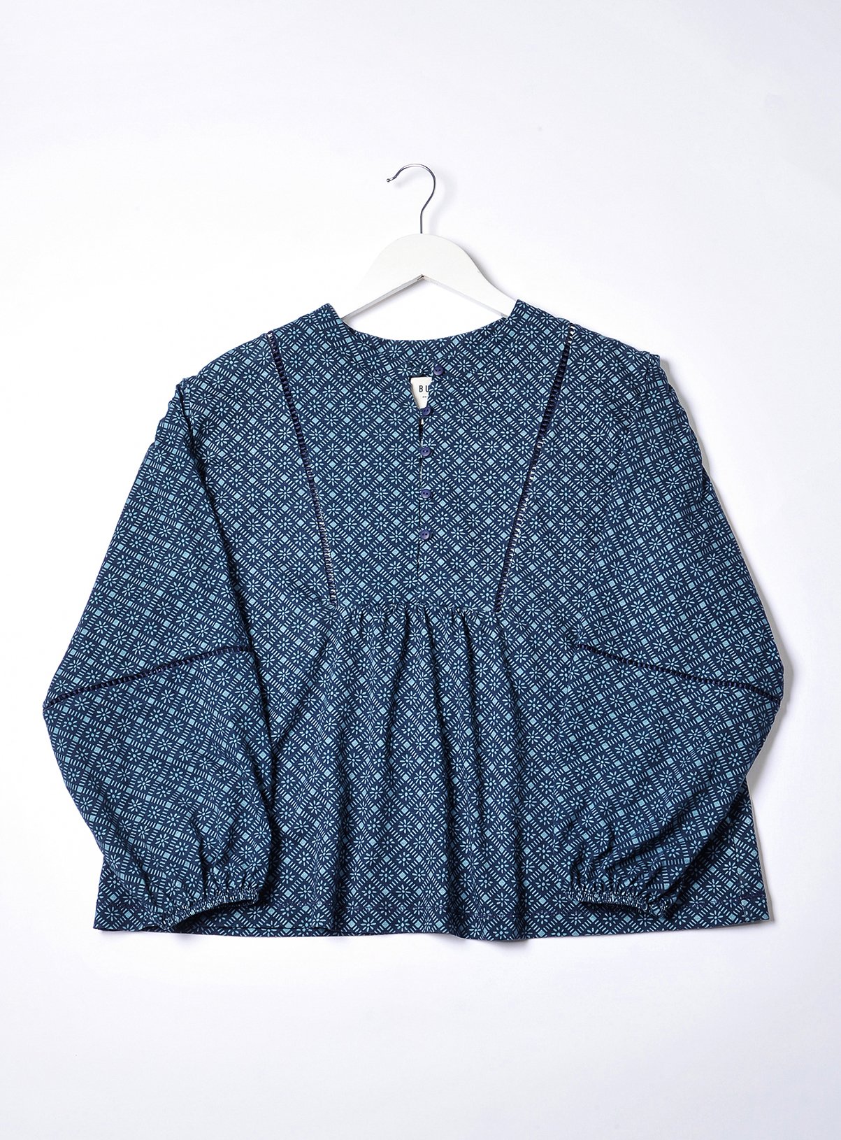 BURGS Penpethy Jersey Top With Ladder Trim 18 - Image 5 thumbnail