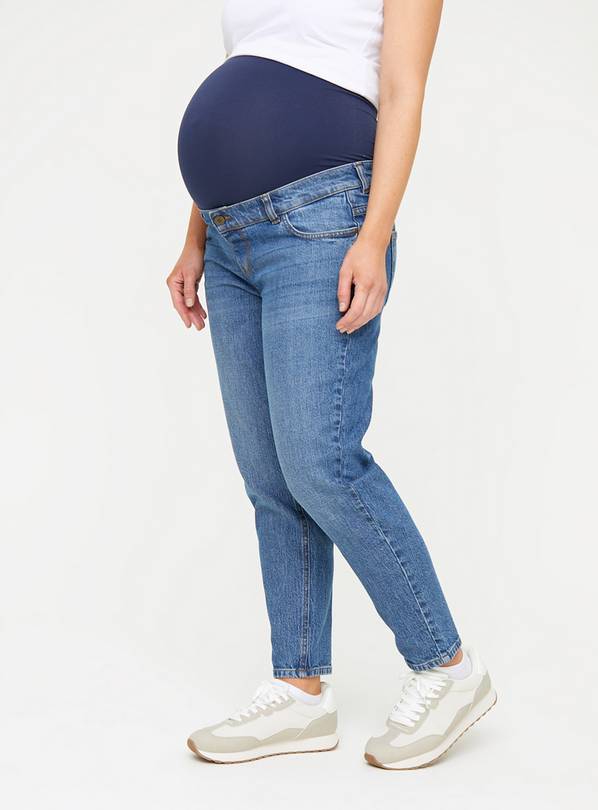 MATERNITY Overbump Denim Mom Jeans  10