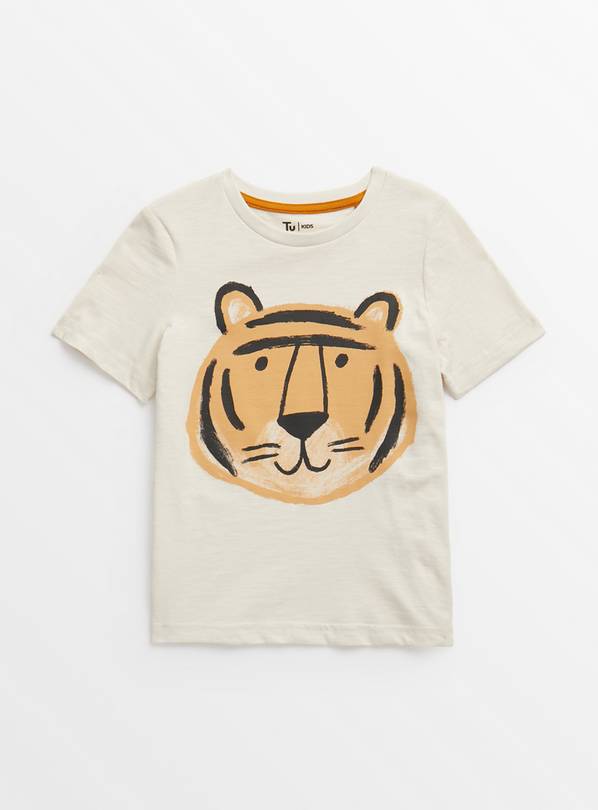 Stone Tiger Print T-Shirt 1-2 years