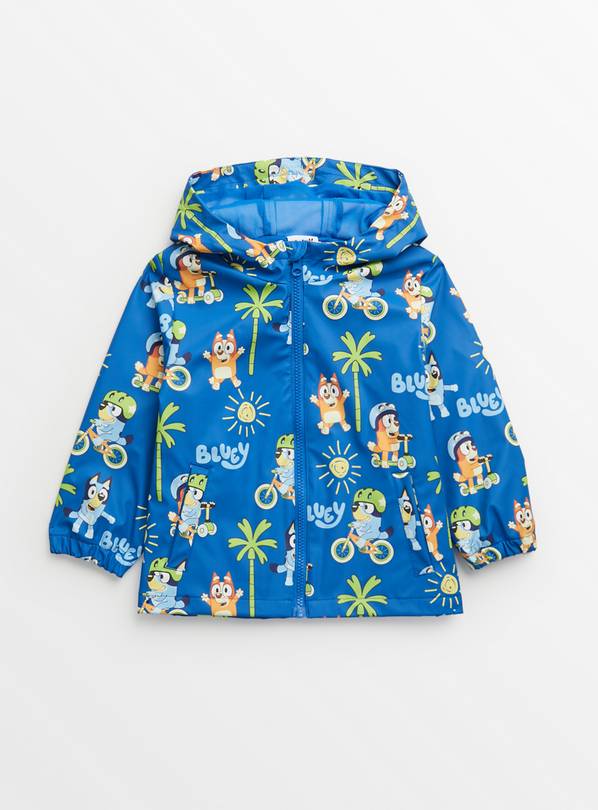 Bluey Blue Mac Coat 4-5 years