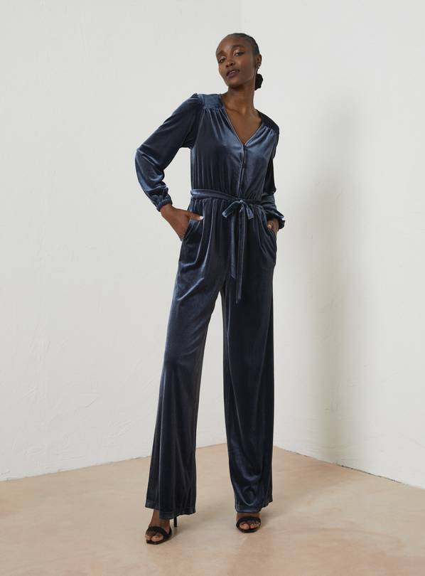 FATFACE Juniper Velvet Jumpsuit 12