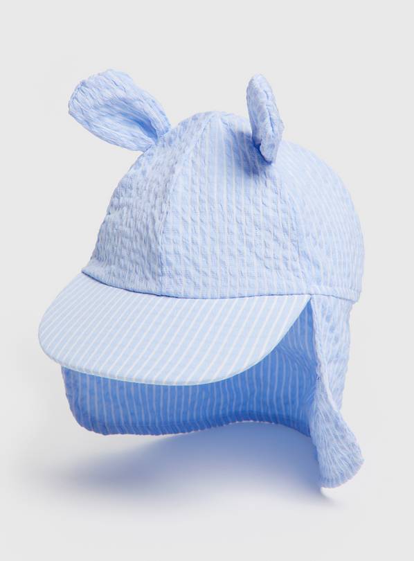 Blue Stripe Keppie Hat 6-12 months