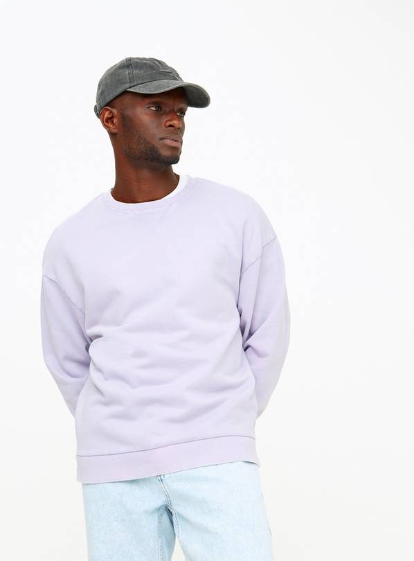 Lilac Relaxed Fit Sweatshirt M