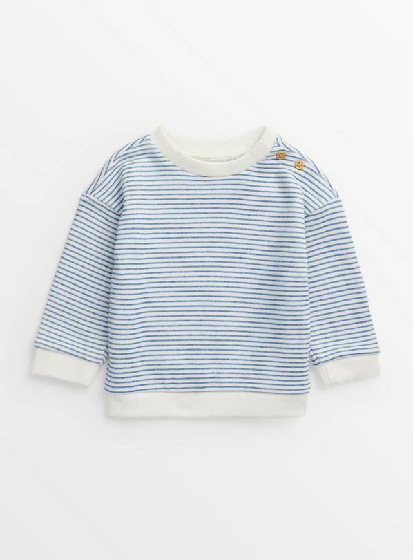 Blue Stripe Sweatshirt 6-9 months