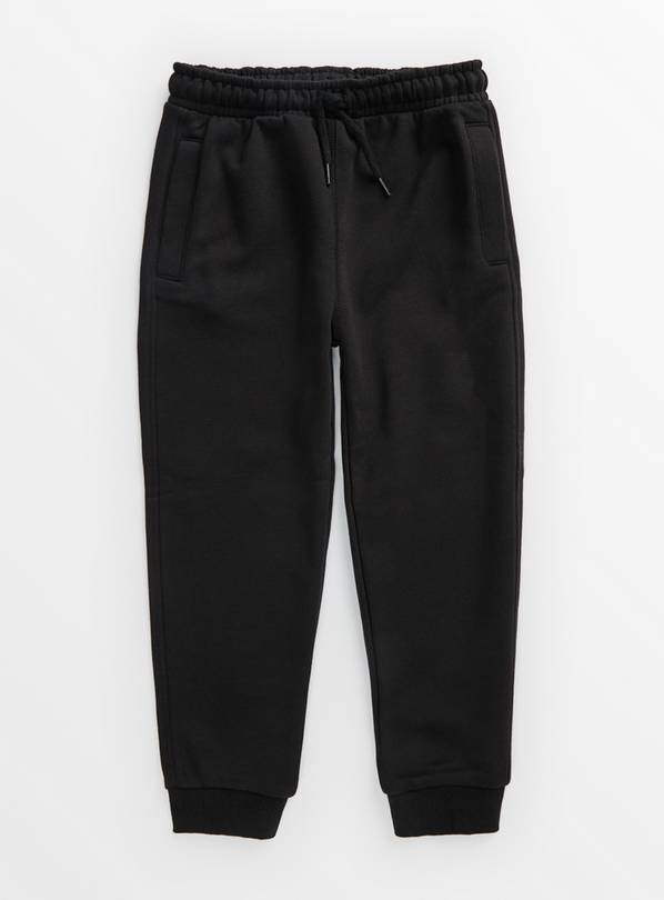 Black Tie-Waist Joggers 8 years