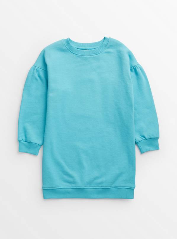 Turquoise Sweatshirt Dress 5 years