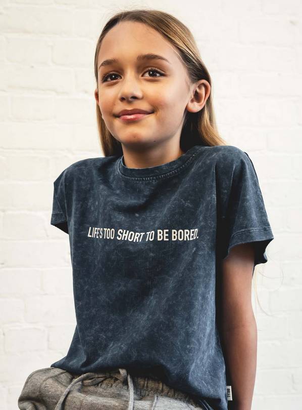 TYTBB Washed Slogan Tee 10 years