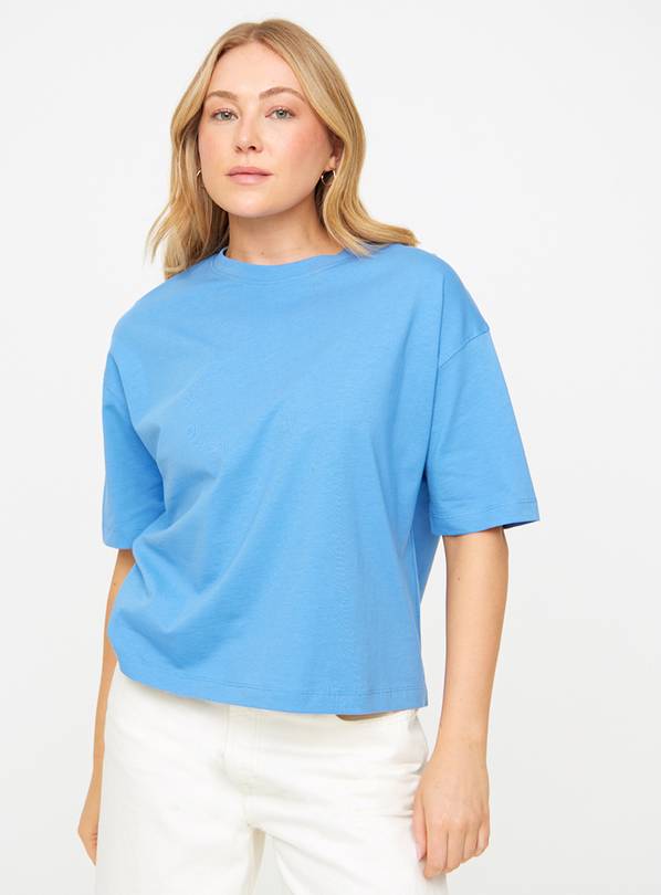 Blue Boxy Fit T-Shirt 22