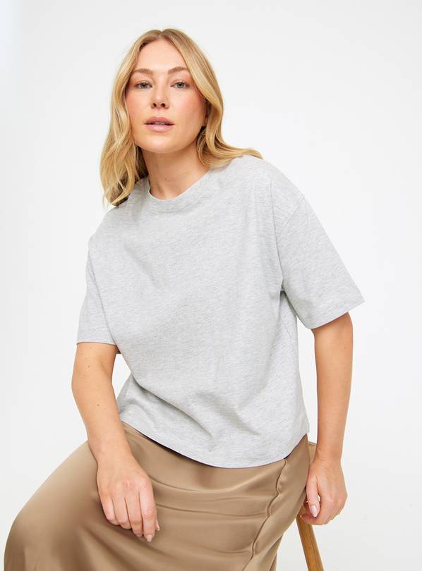 Grey Boxy Fit T-Shirt 18