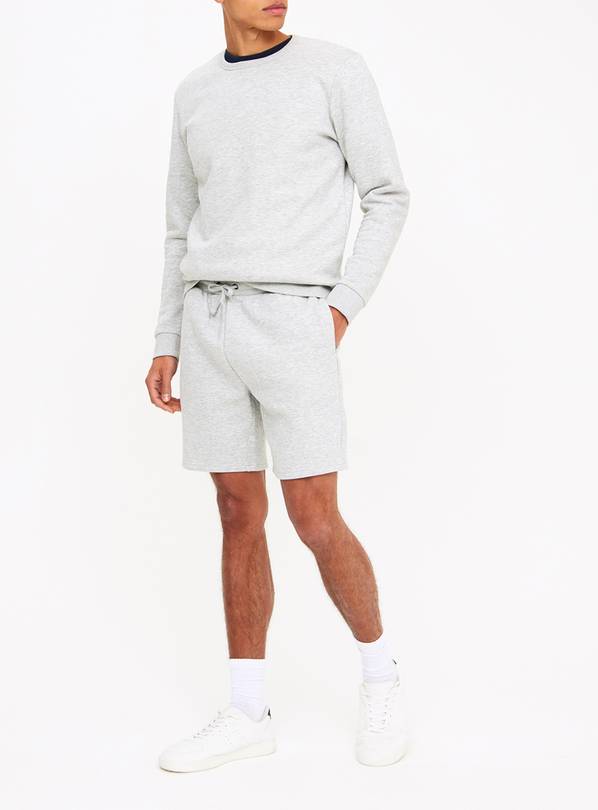 Grey Core Jersey Shorts M