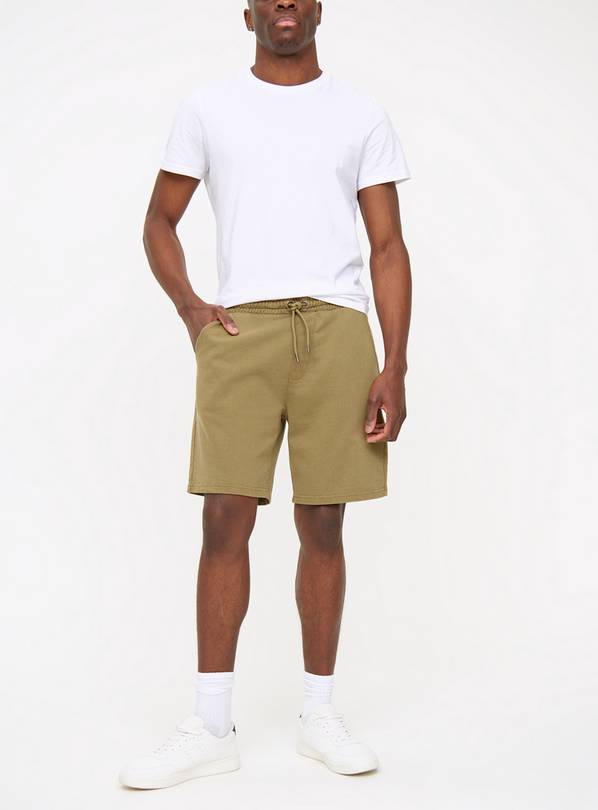 Khaki Jersey Shorts S