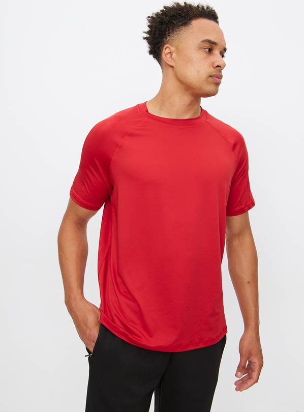 Active Red Crew Neck T-Shirt XXXL