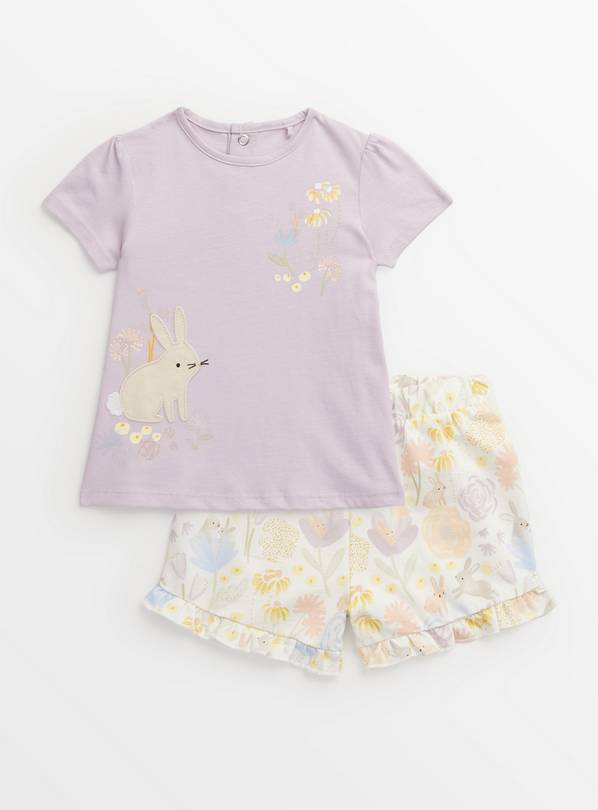 Bunny T-Shirt & Shorts Set 12-18 months