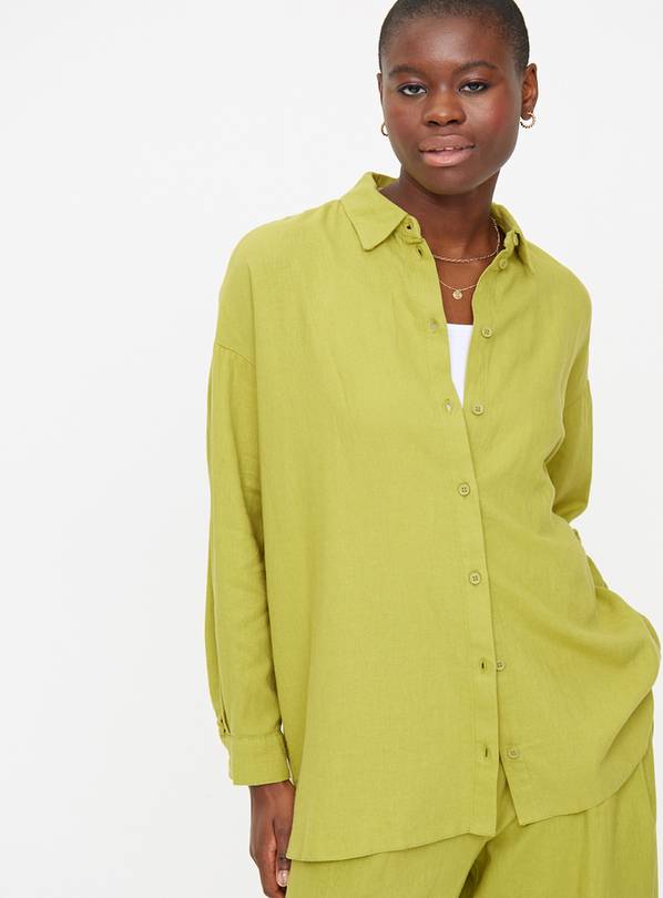 Pear Relaxed Linen Shirt 12