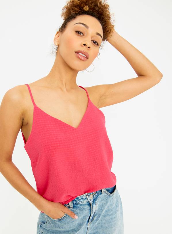 Pink Textured Cami Top 16