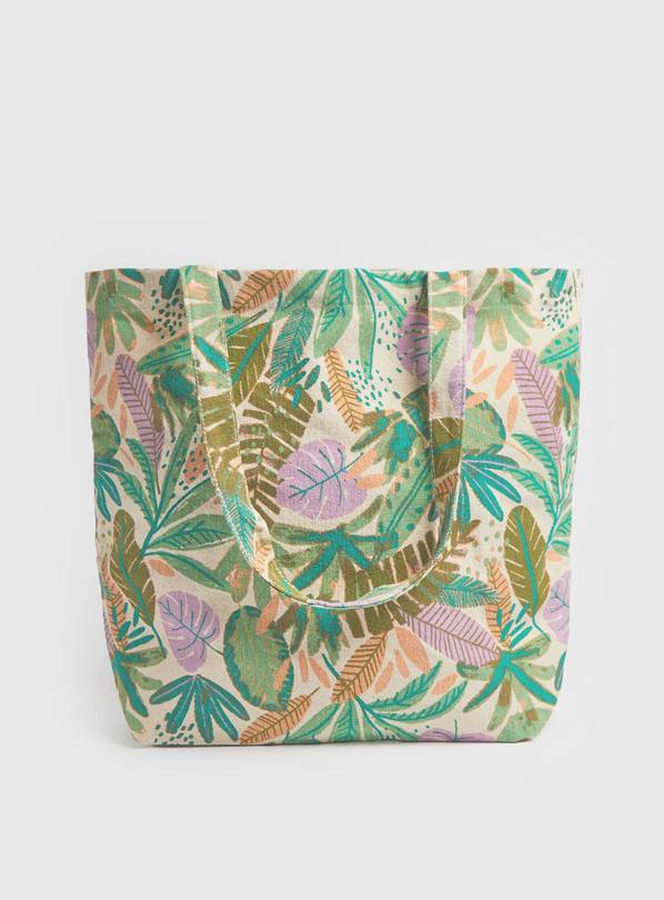 Buy Tropical Print Canvas Bag One Size | Handbags | Argos