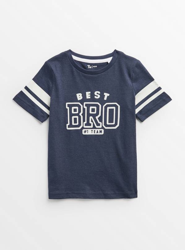 Navy Best Bro T-Shirt 1-2 years