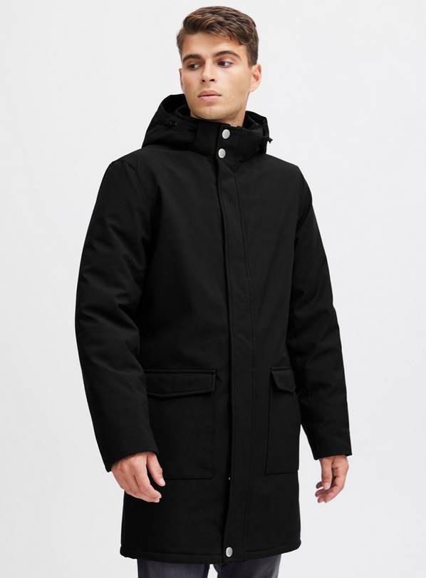 CASUAL FRIDAY Black Parka Coat XL