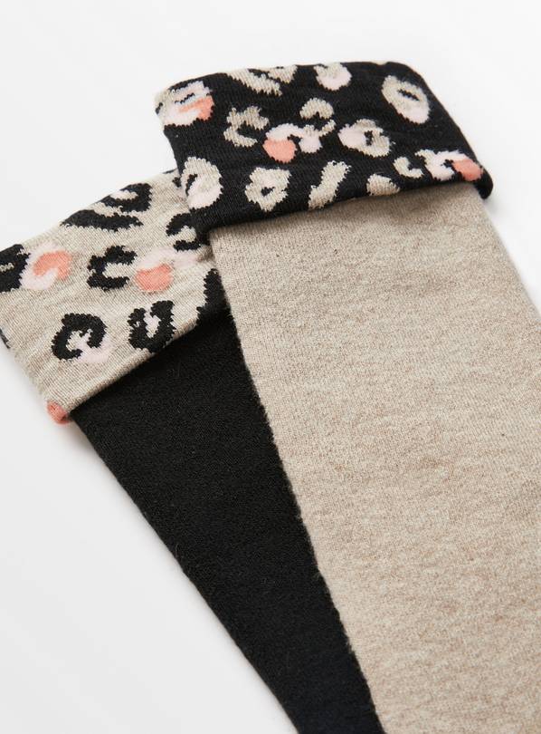 Leopard print welly store socks