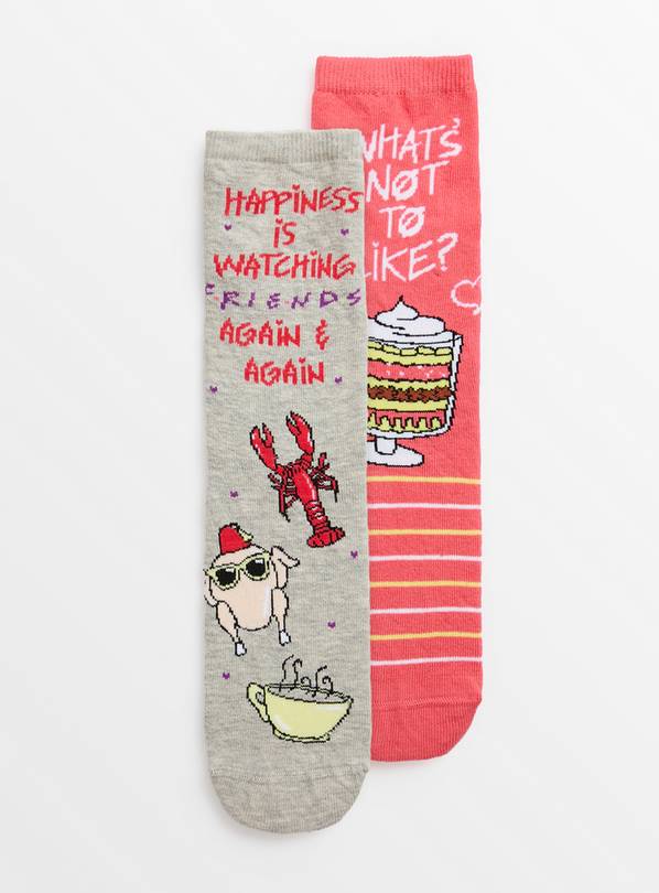 FRIENDS Happiness Sock 2 Pack 4-8