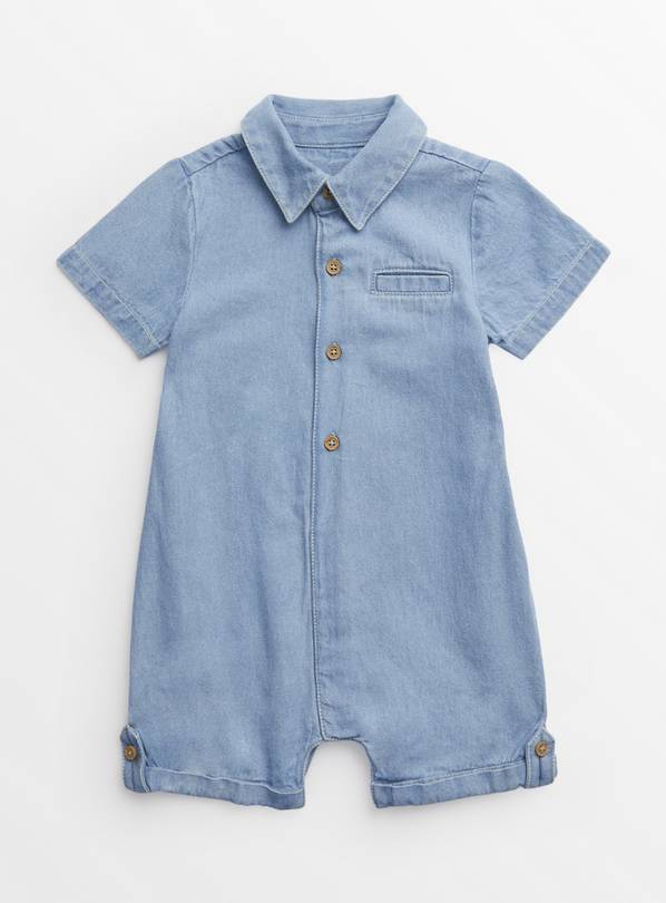 Denim Blue Romper  18-24 months