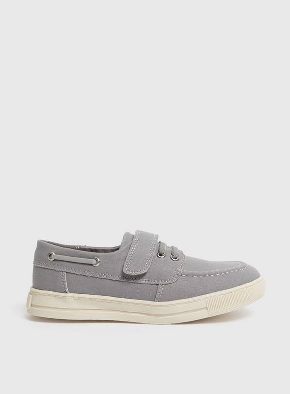 Grey Boat Shoes 7 Infant