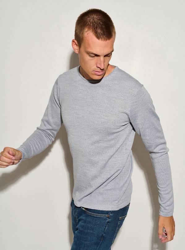 CASUAL FRIDAY CFKENT Grey Merino Knit M
