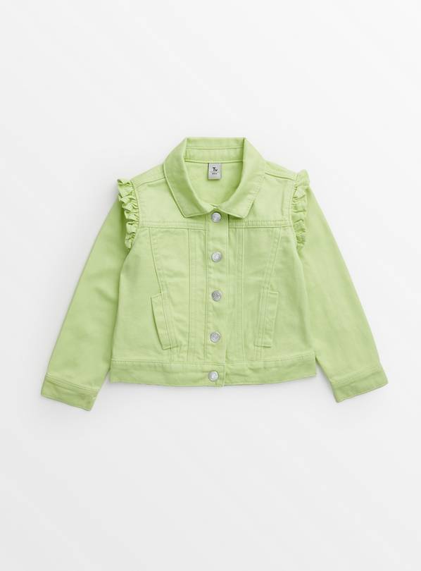 Lime Green Sequin Butterfly Jacket 1-2 years