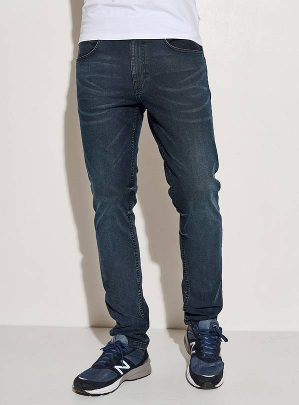 Buy CASUAL FRIDAY Slim Ultraflex Blue Black Jean W34 L32 | Jeans | Tu