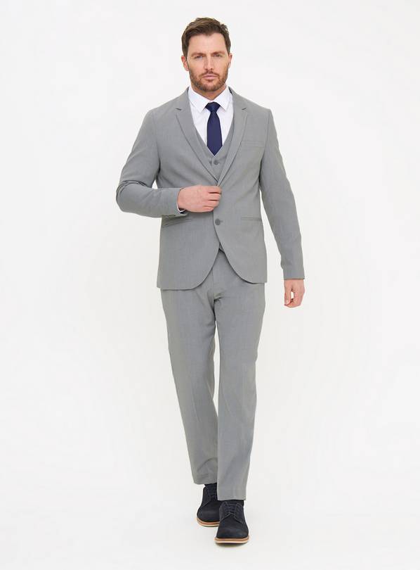 Buy Grey Textured Single Breasted Blazer L | Coats and jackets | Tu